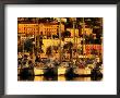 Harbour Yachts And Town Buildings In Morning, Menton, Provence-Alpes-Cote D'azur, France by David Tomlinson Limited Edition Print