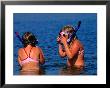 Young Girls With Snorkel And Masks In Water, Vejbystrand, Skane, Sweden by Anders Blomqvist Limited Edition Print