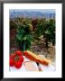 Tomatoes, Pate And Baguette Picnic In Vineyard, Epernay, Champagne-Ardenne, France by Oliver Strewe Limited Edition Print