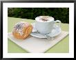 Morning Cappuccino At Eden Grand Hotel, Lake Lugano, Lugano, Switzerland by Lisa S. Engelbrecht Limited Edition Print