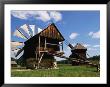 Windmill From Constanta County At Museum Of Folk Civilisation In Astra, Sibiu, Romania, by Diana Mayfield Limited Edition Pricing Art Print
