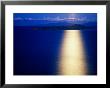 Moon Glow Over Island, Seen From Isla Del Sol, Bolivia by Woods Wheatcroft Limited Edition Print