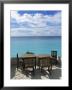 Balcony Overlooking Indian Ocean, Nungwi Beach, Island Of Zanzibar, Tanzania, East Africa, Africa by Yadid Levy Limited Edition Print