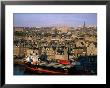 City Centre And Ship In Harbour, Aberdeen, United Kingdom by Jonathan Smith Limited Edition Print