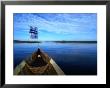 Bow Of Boat With Flag Rovaniemi, Lapland, Finland by John Borthwick Limited Edition Print