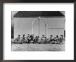 Antique Rocking Chairs Displayed At Old Sturbridge Village by Walter Sanders Limited Edition Print