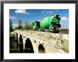 Traffic Crossing Medieval Bridge Over The River Avon, Warwickshire, Uk by Martin Page Limited Edition Print