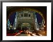 Traffic On Tower Bridge At Night, London, England by Richard I'anson Limited Edition Print