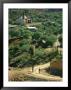 Mountain Bikers Ride Out From Batopillas, Satevo Mission Behind by Skip Brown Limited Edition Print