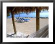 Beach Hut And Chairs, South Beach, Miami, Florida, Usa by Terry Eggers Limited Edition Print