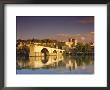 River Rhone, Bridge And Papal Palace, Avignon, Provence, France by John Miller Limited Edition Print