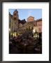 Busy Pavement Cafe At Dusk, With The Cathedral Beyond, Amalfi, Campania, Italy by Ruth Tomlinson Limited Edition Print