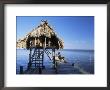 Tourist Hut For Rent, Ambergris Cay, Belize, Central America by Gavin Hellier Limited Edition Print