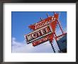 Triangle Motel Sign, Sheridan, Wyoming, Usa by Nancy & Steve Ross Limited Edition Pricing Art Print