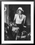 Slouch Hat In Garbo Tradition Made Of White Satin For Cocktail Outfit by Gordon Parks Limited Edition Pricing Art Print