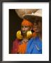 Portrait Of A Fulani Woman Wearing Traditional Gold Earrings, Mopti, Mali, West Africa, Africa by Gavin Hellier Limited Edition Print