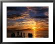 Man Fishing On Jetty At Safety Bay, Rockingham, Australia by Wayne Walton Limited Edition Print