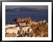 Tourists Watching Sunset, Santorini, Greece by Walter Bibikow Limited Edition Pricing Art Print