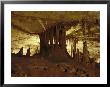 Underground View Of Limestone Rock Formations In One Of The Lehman Caves by Phil Schermeister Limited Edition Print