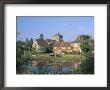 St. Mary's Church, Cottages And Village Sign, Chiddingfold, Haslemere, Surrey, England by Pearl Bucknall Limited Edition Print