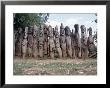 Konso Memorial Wood Carvings, Ethiopia by Michele Burgess Limited Edition Print