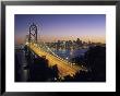 Oakland Bay Bridge, San Francisco, California, Usa by Walter Bibikow Limited Edition Print