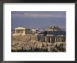 The Acropolis, Unesco World Heritage Site, And Lykabettos Hill, Athens, Greece by Roy Rainford Limited Edition Print