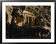 One Of The Many Tombs Carved Into The Sandstone Over 2000 Years Ago by Annie Griffiths Belt Limited Edition Print
