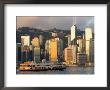 Passenger Ferry Crossing Hong Kong Harbour Toward Central, Hong Kong, China by Greg Elms Limited Edition Print