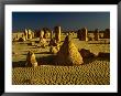 Rock Formations In The Sand Of The Pinnacles Desert, Nambung National Park, Western Australia by Richard I'anson Limited Edition Print