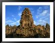 Tower In Central Structure Of Angkor Wat Angkor, Siem Reap, Cambodia by Glenn Beanland Limited Edition Print