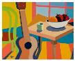 Guitar And Fruit by J. Lynn Kelly Limited Edition Print