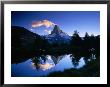 Reflection Of The Matterhorn In Waters Of Grindjisee, Switzerland by Gareth Mccormack Limited Edition Print