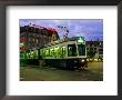 Stationary Tram On Central Sqaure At Dusk, Zurich, Switzerland by Glenn Van Der Knijff Limited Edition Print