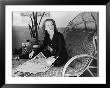 Actress Bette Davis Skimming Through The Morning Papers In Her Playroom At Home by Alfred Eisenstaedt Limited Edition Print