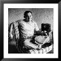 Baseball Player Yogi Berra Relaxing At Home by George Silk Limited Edition Print