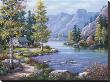 Lakeside Lodge by Sung Kim Limited Edition Print