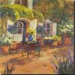 Villa Courtyard by Allayn Stevens Limited Edition Pricing Art Print