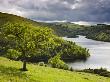 Meldon Reservoir, Dartmoor Np, Devon, Uk, In Spring With Rain Clouds by Adam Burton Limited Edition Print