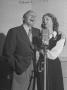 Comedian Jack Benny And Wife Mary Livingston Performing For His Radio Show by Bob Landry Limited Edition Print