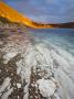 Sunlight Glows On Cliffs At Lulworth Cove In Dorset, England, Jurassic Coast World Heritage Site by Adam Burton Limited Edition Print