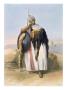 Warrior From Amhara, Ethiopia, Illustration From 'The Valley Of Nile', Engraved By Adolphe Rouergue by Emile Prisse D'avennes Limited Edition Print