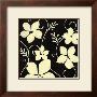 Black With Cream Flowers by Norman Wyatt Jr. Limited Edition Print