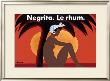 Negrita Le Rhum by Bernard Villemot Limited Edition Pricing Art Print