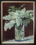White Lilac In Glass Vase by Edouard Manet Limited Edition Pricing Art Print