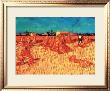 Harvest In Provence Of Wheat Field With Sheaves, C.1888 by Vincent Van Gogh Limited Edition Print