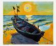 Boat At Sunrise by Max Pechstein Limited Edition Pricing Art Print