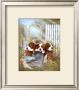 Puppies In Basket by Ruane Manning Limited Edition Pricing Art Print