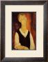 Young Man With A Black Waistcoat 1912 by Amedeo Modigliani Limited Edition Print