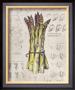 Vintage Linen Asparagus by Lauren Hamilton Limited Edition Pricing Art Print